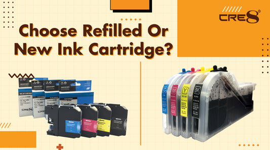 CRE8 | Choose Refilled Or New Ink Cartridge