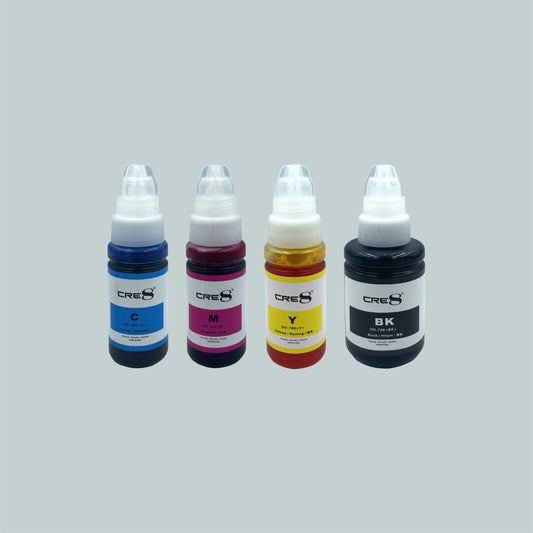 CRE8 | Compatible Canon DG-780 Colour & Black Refill Bottle Ink