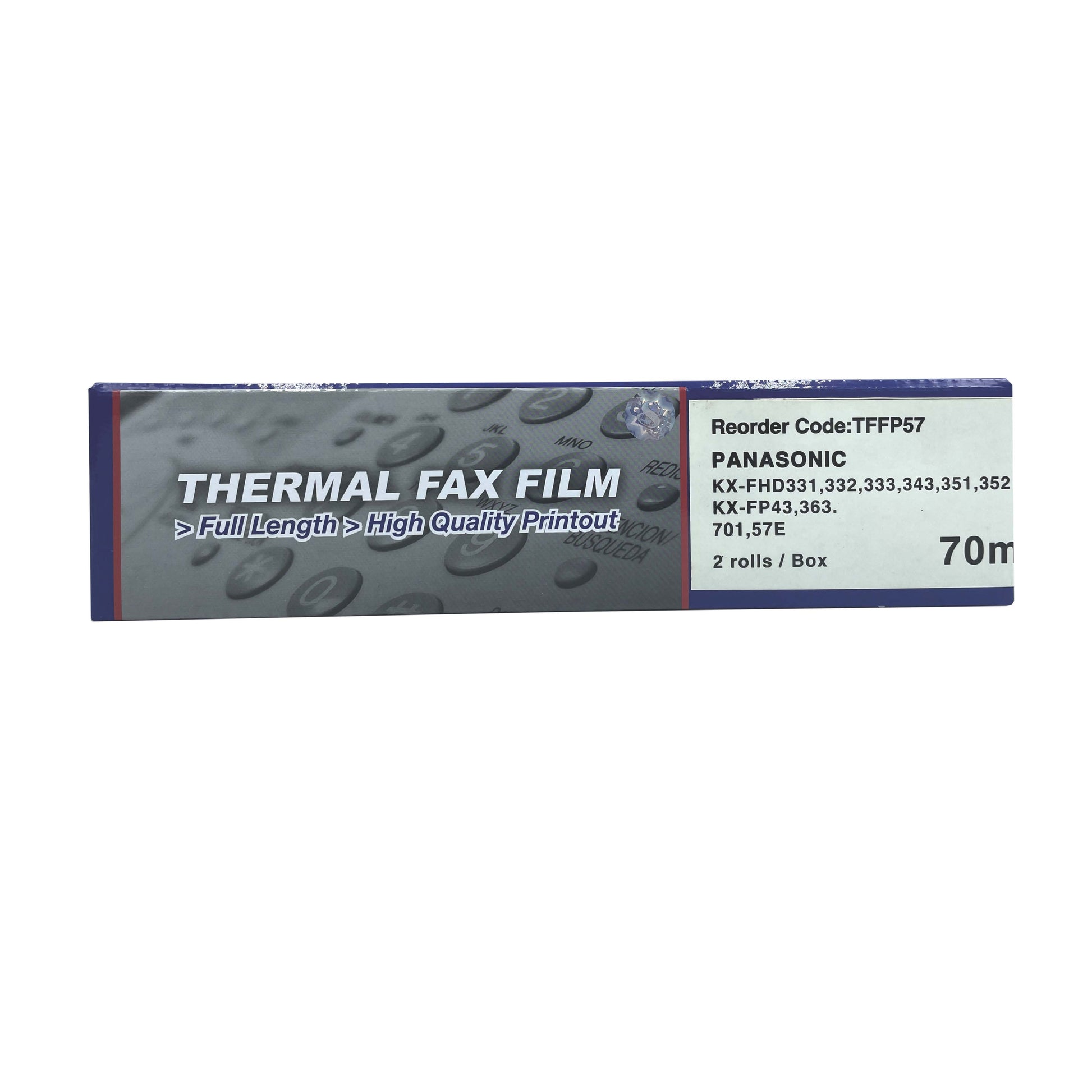 CRE8 | Compatible Panasonic 57 Thermal Fax Ink Film (TFFP57)
