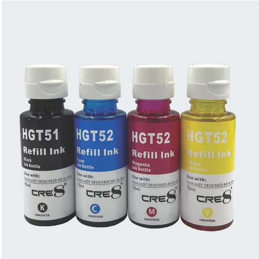 CRE8 | Compatible HP GT51/52 Refill Bottle Ink