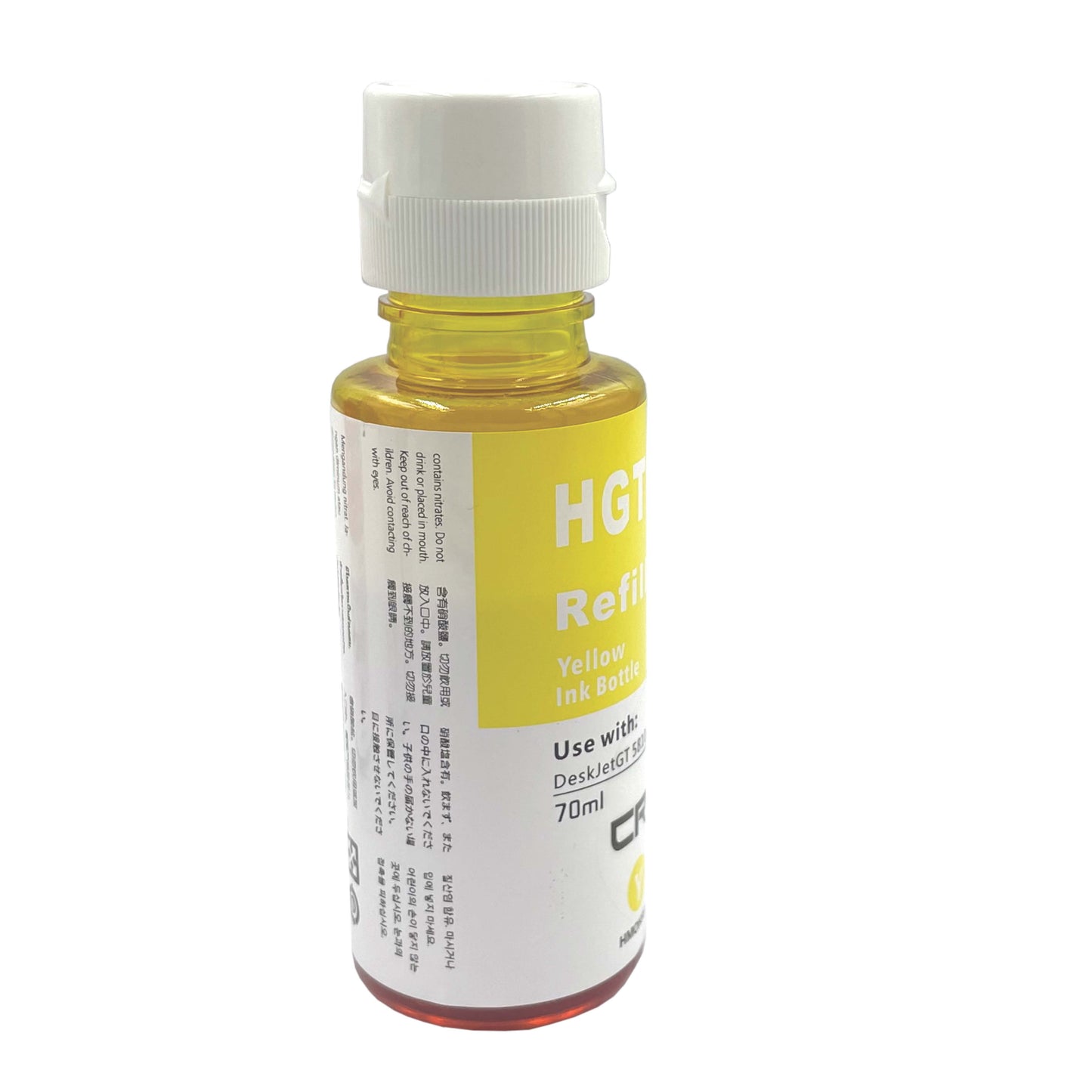 CRE8 | Compatible HP GT52 Yellow Refill Bottle Ink