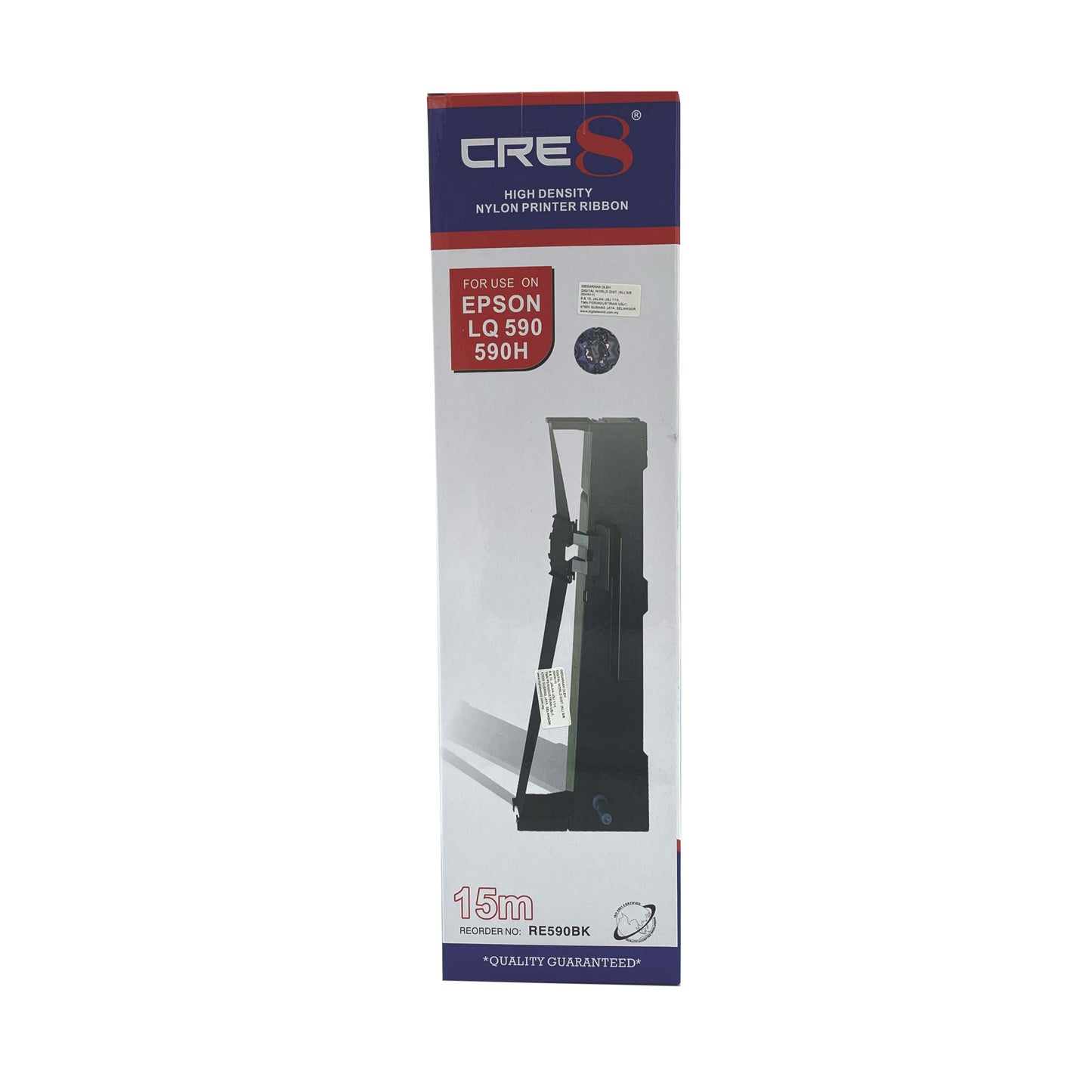 CRE8 | Compatible Epson LQ 590 Printer Ribbon (RE590BK)