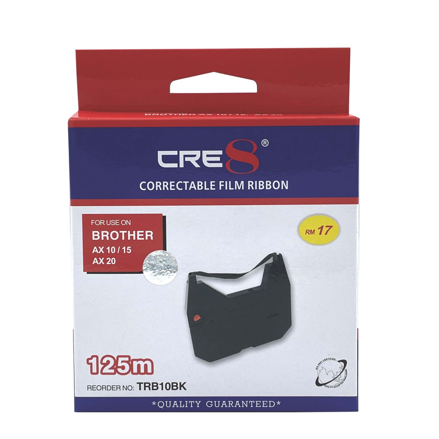 CRE8 | Compatible Brother AX 10 Black Typewriter Ribbon