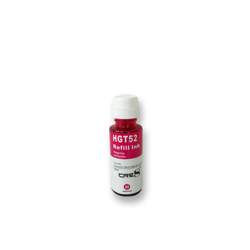 CRE8 | Compatible HP GT52 Magenta Refill Bottle Ink