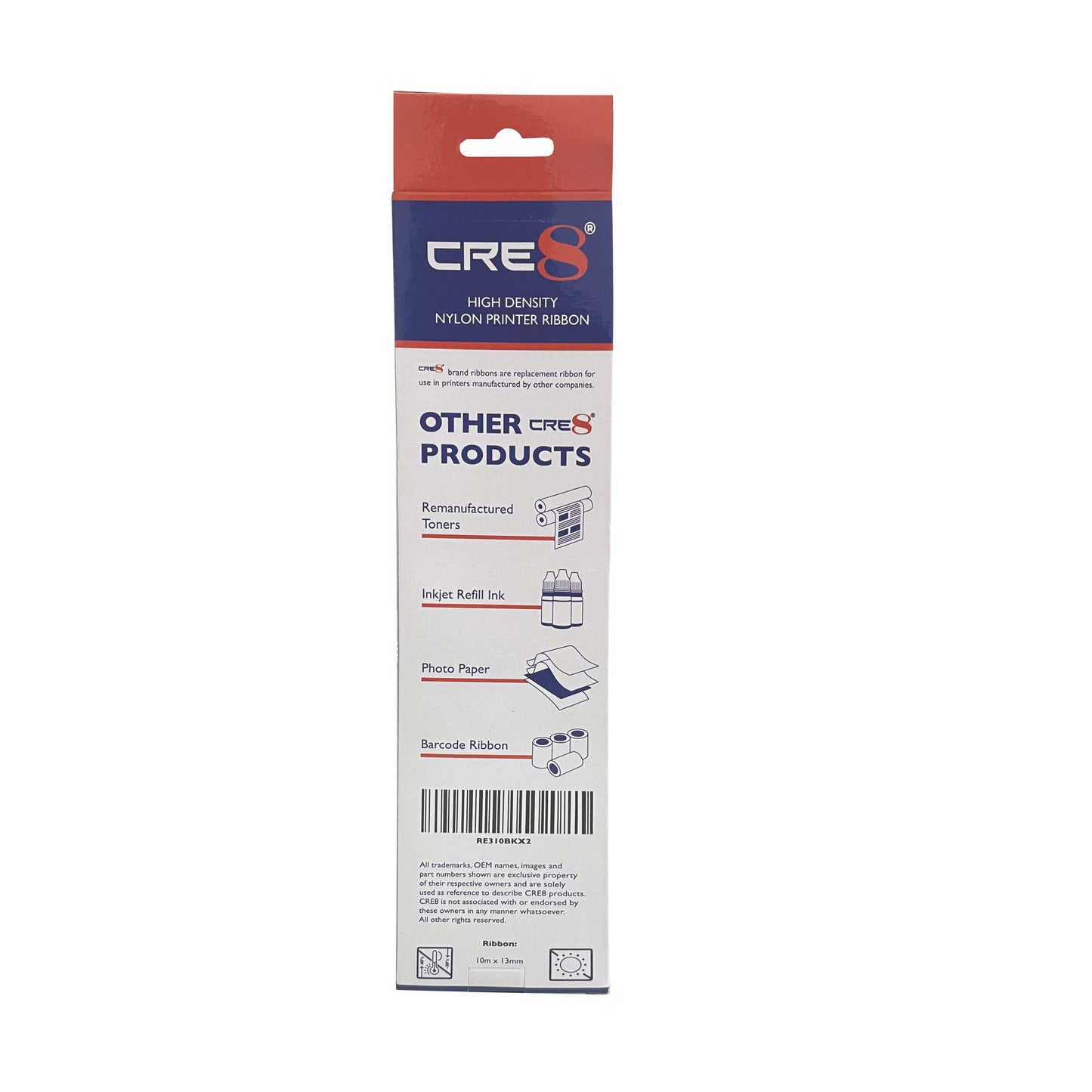 CRE8 | Compatible Epson LQ 310 Twin Pack Printer Ribbon (RE310BK)