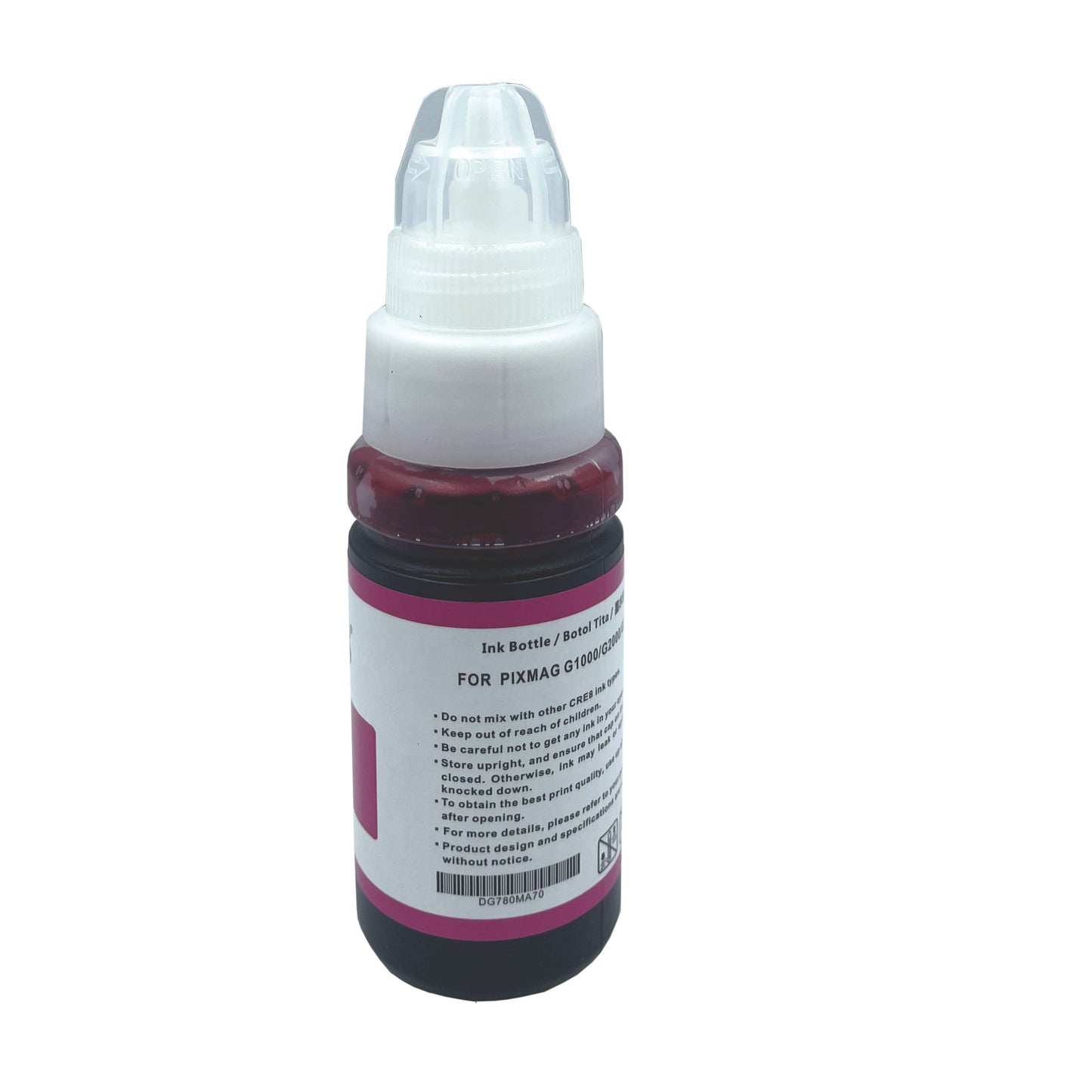 CRE8 | Compatible Canon DG-780 Magenta Colour Refill Bottle Ink