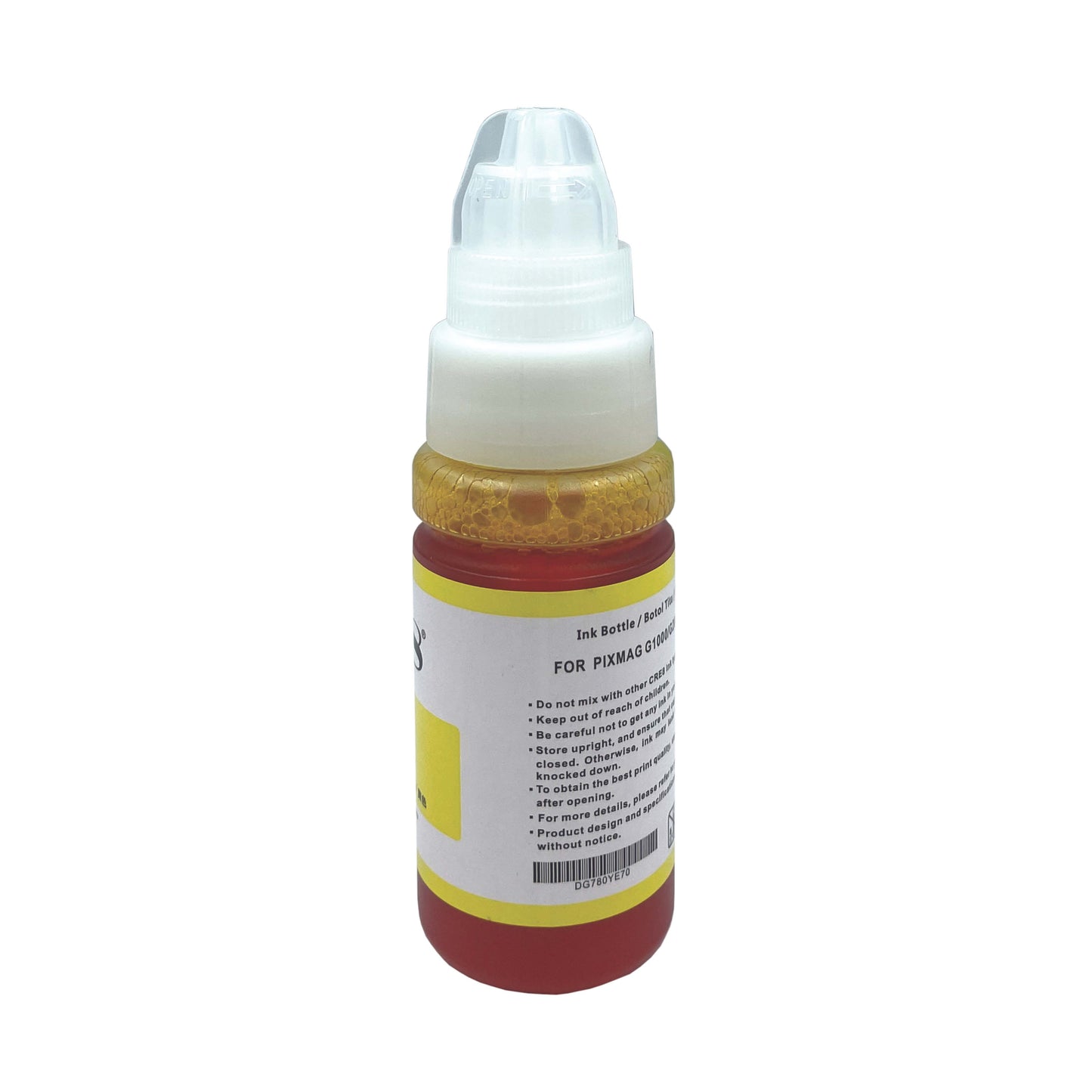 CRE8 | Compatible Canon DG-780 Yellow Colour Refill Bottle Ink