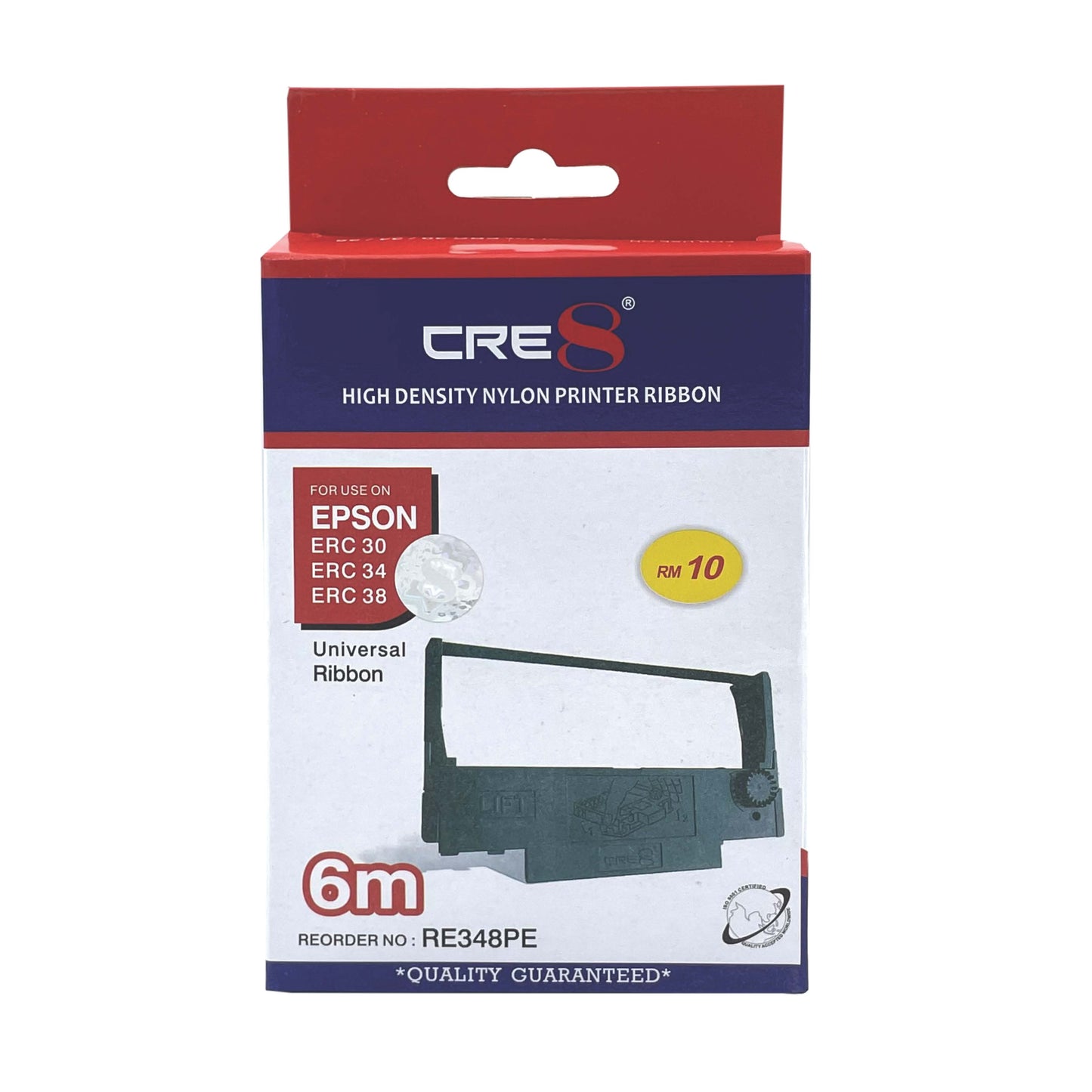 CRE8 | Compatible Epson ERC 30/34/38 Purple Printer Ribbon (RE348PE)