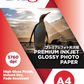 CRE8 | Premium Inkjet Glossy Photo Paper A4 230g / 20 sheets