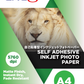 CRE8 | Self Adhesive Inkjet Photo Paper A4 105g/20 sheets